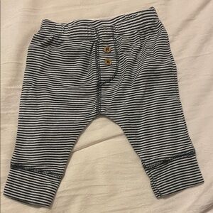 Carter's Black and White Striped Joggers